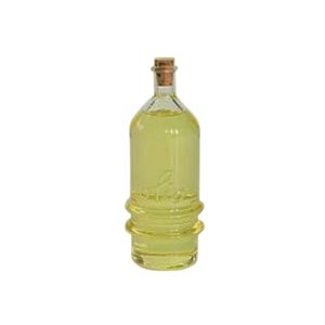 Öl Flasche mit Aufschrift Oleo befüllbar aus Glas mundgeblasen