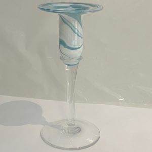 Kerzenständer Leuchter türkis bunt für Spitzkerzen Höhe ca. 12 cm mundgeblasen Serie Ocean
