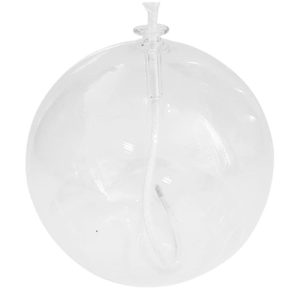 Öllampe rund klarglas Petroleumlampe klar Durchmesser ca. 4 cm Höhe ca. 3,5 cm